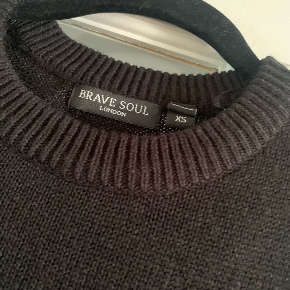 Brave soul London black sweater dress , immaculate condition size XS - Picture 2 of 4